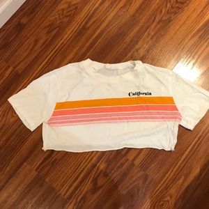 Cropped California shirt